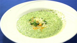 Puree of Broccoli Parmesan Soup
